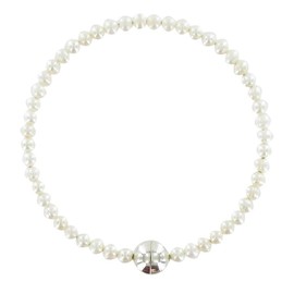 LES POULETTES BIJOUX - Bracelet Ring Cultured Pearls - Classics, Metal, Pearl