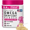 Omega 3 Powder for Dogs - 5.4 oz of Dog Powder Supplement for Skin and Coat - Made with Omega 3, 6, and 9 Fatty Acids, Biotin, and Vitamin C - Made in The USA