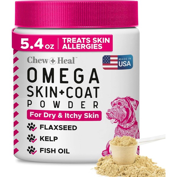 Omega 3 Powder for Dogs - 5.4 oz of Dog
