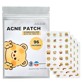 192 Parches para Acné y Espinillas con Diseños Encantadores  Eliminan Granos sin Dejar Marcas, Adhesivos Suaves y Discretos, Hidrocoloide No...       