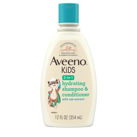 Aveeno Kids 2-in-1 Hydrating Shampoo & Conditioner, Oat Extract, Sensitive Skin,