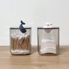Cute Animal-Lid Cotton Swab Storage Case Cotton Swab Case Polar Bear 15ea