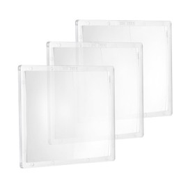 sourcing map 3pcs Welding Magnification Lens 3.54" x 4.25" (2 Diopter) PC Welding Helmet Magnifying Lens, Clear Welding Lens Suitable with Most Welding Helmets