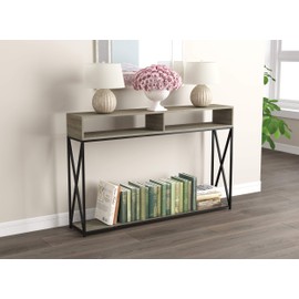 Safdie & Co. 81068.Z.05 Console Table, Dark Taupe