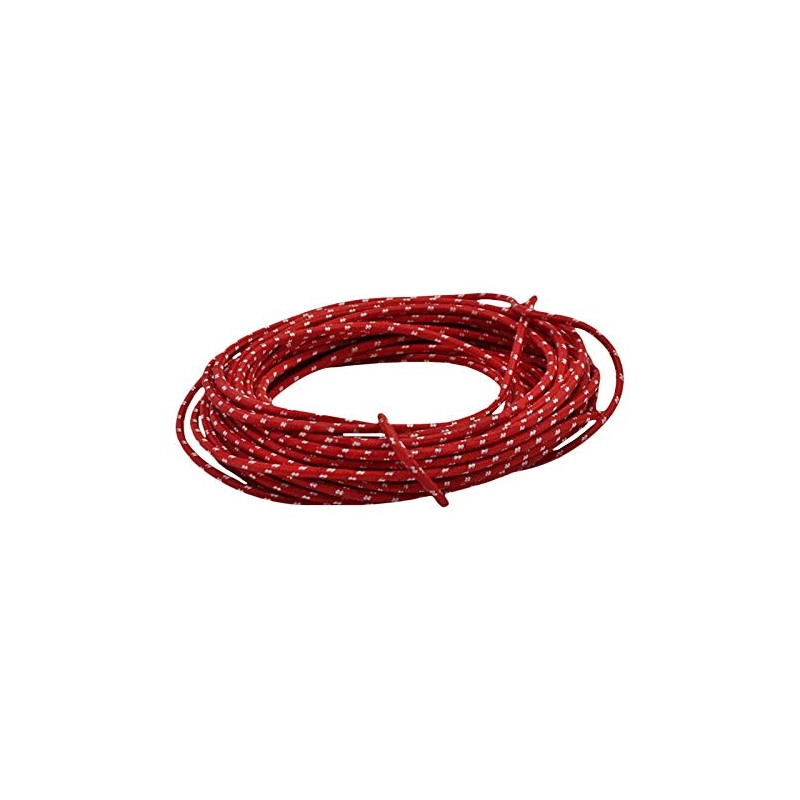 Red Vintage Cloth Covered Wire 25ft