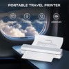 PRT Thermal Portable Printer Wireless for Travel, Inkless Bluetooth Support