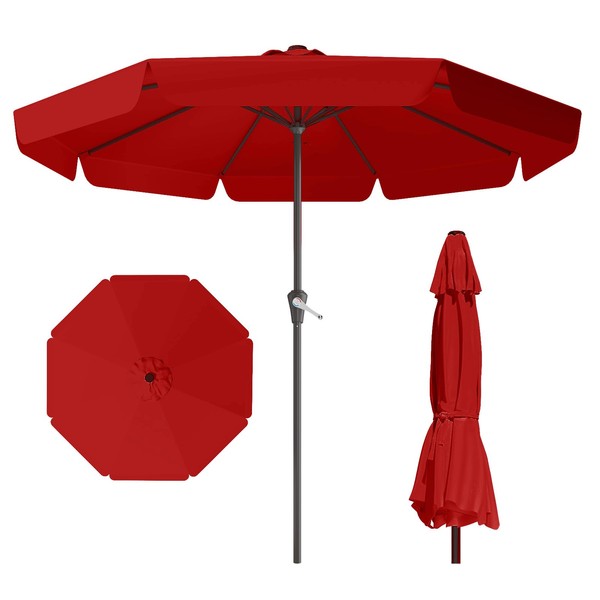 AreShark 11FT Patio Umbrella Table Market Umbrella w/Crank Outdoor Umbrellas
