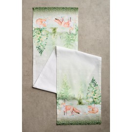 Maison d' Hermine Winter Mornings 100% Cotton Table Runner for Parties | Dinner | Holidays | Kitchen | Thanksgiving Day/Christmas (50cm x 150cm)
