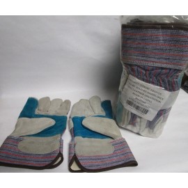 PIP DOUBLE PALM WORK GLOVES LARGE #84-7533 SPLIT COWHIDE SOLD BY THE DOZEN