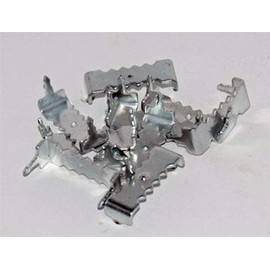 Small 1" No Nail Sawtooth Picture Hangers - Zinc Plated 100-Pack