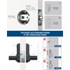 HIDALIFE Keyless Entry Door Lock with Keypad and Handle for