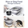 DDMOMMY 20-30 Lbs Rice Storage Container,Collapsible Food Storage Containers with