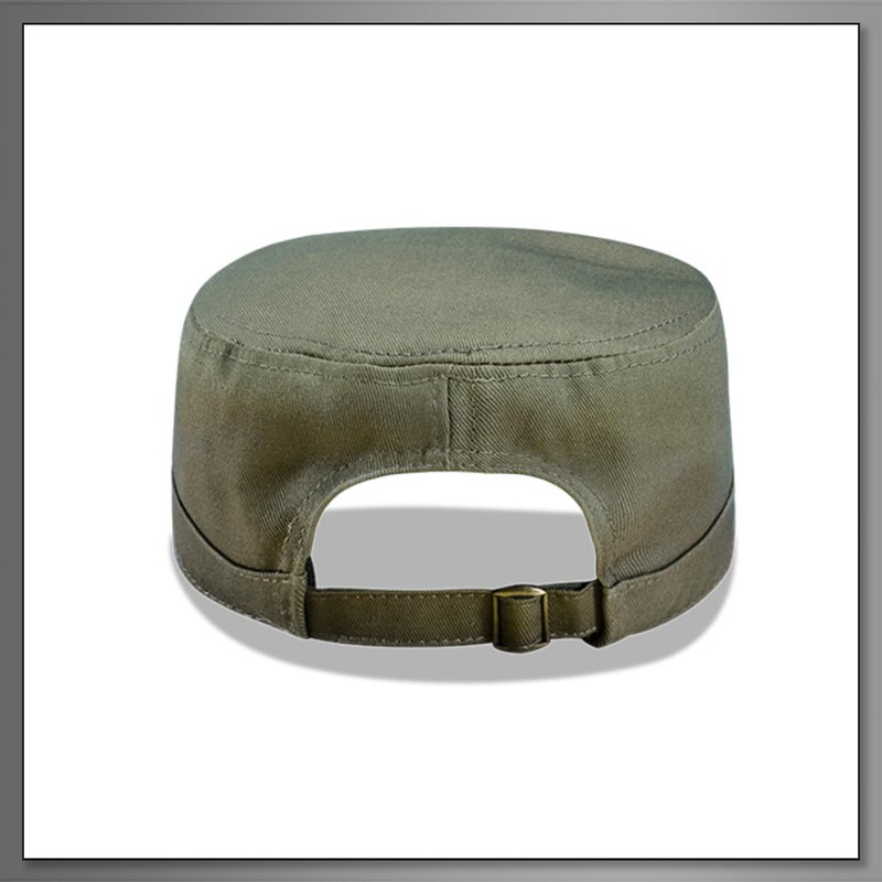 Buzz Selection CAP205 Plain Military Cap, Hat, Design, Stylish, Cool,