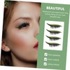Healeved 8pairs Glitter Eyelash Stickers Eye Makeup Decals for Unique