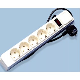 Seven Star 220 Volt Surge Protector 5 Socket Power Strip 220V-240V For Export