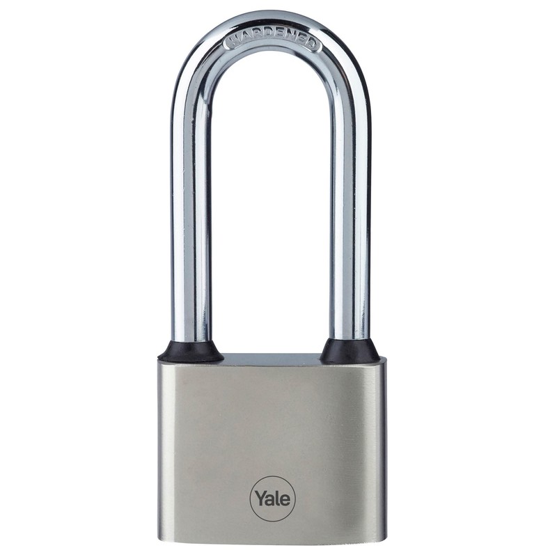 Yale Iron Disc Padlock 50mm - Nickel Plated - Hardened