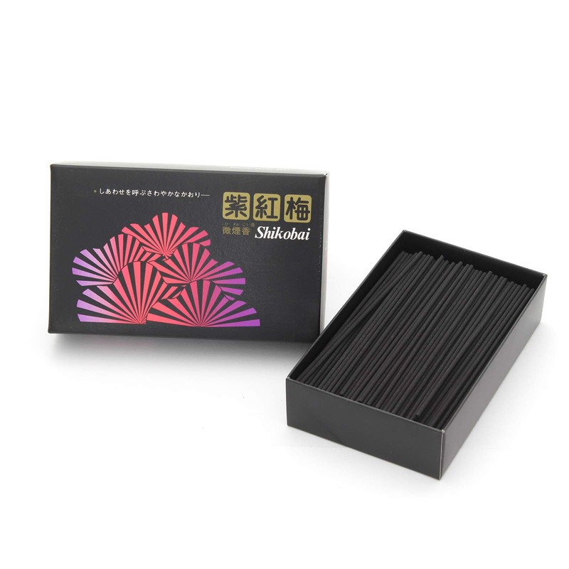 Purple Plum Floral Oriental Scent, 3 Boxes, Smokeless Incense, Tanaka
