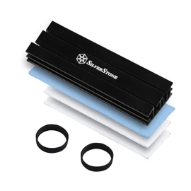 Silver Stone SST-TP02-M2 Heatsink TP02 Compatible with M.2 Aluminum Alloy Heat Transfer Pad Included