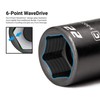 Capri Tools 3/8 in. Drive Semi-Deep Impact Sockets Set, Metric,