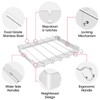 Unicook Upgraded Stainless Steel BBQ Shish Kabob Set, Large Foldable