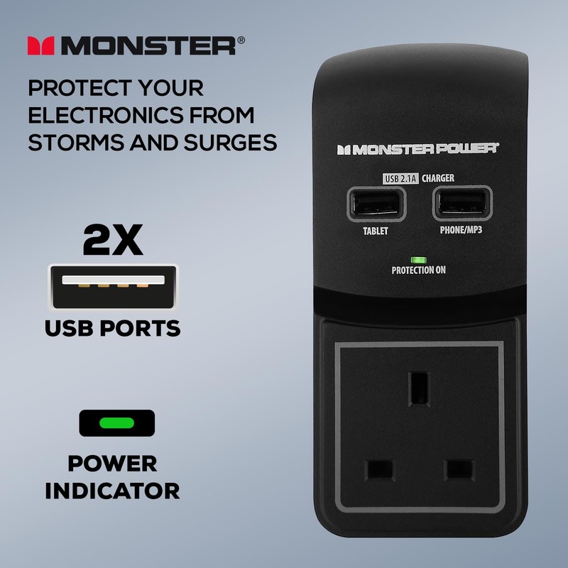 Monster Power Core 100 USB - UK - surge protector