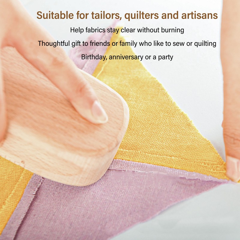 Tailors Clapper Hard Wood Beech Multi Purpose Sewing Tool for