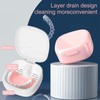 2 Stück Zahnspangendose Box Mit Sieb, Prothesendose, Dental Pod,Zahnspangendose Kinder,