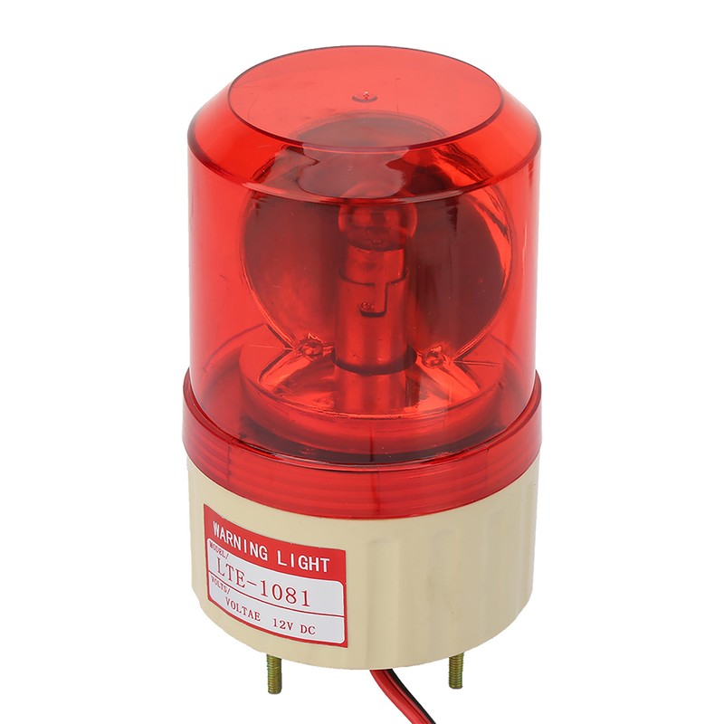 DC 12V Flash Rotary Warning Light Alarm Lamp Factory Construction