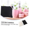 Healeved 10pcs Cotton Zipper Storage Bag Portable Canvas Handheld Wash