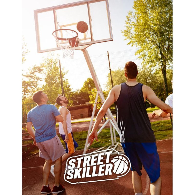STREETSKILLER Braided Basketball Net Made of Weather-Resistant Nylon, Suitable for