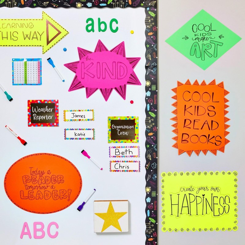 Stockroom Plus Neon Poster Board Shapes - 11 x 14