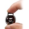 WedDecor Metal Push Button Twin Hole Cord Lock Spring Loaded