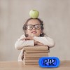 Plumeet Kids Alarm Clock Large Digital LCD Travel Alarm Clocks