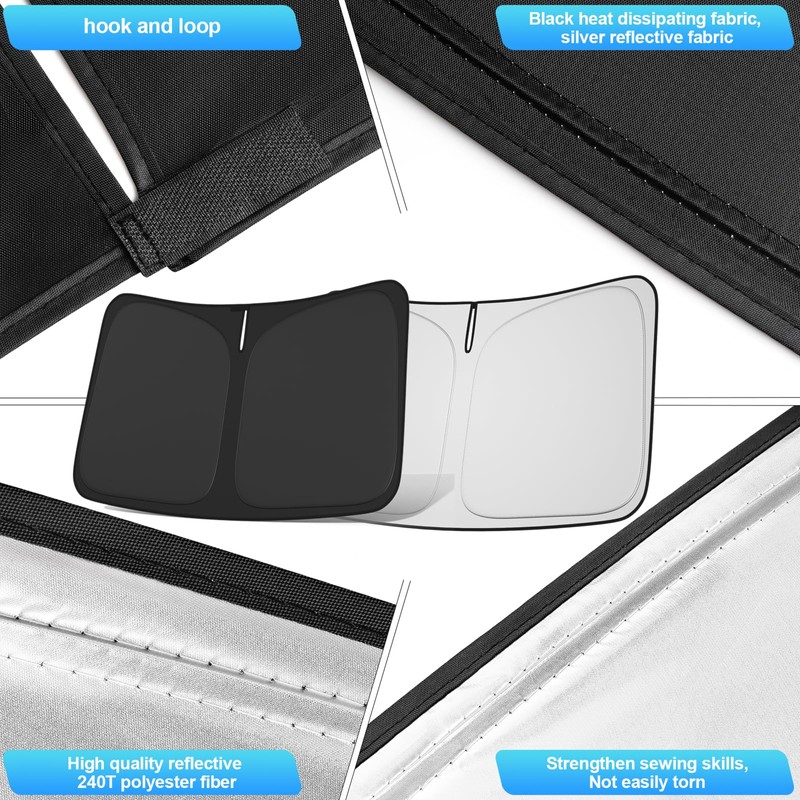 Windshield Sun Shade for Kia Telluride 2020-2025 4-Layer Front Window
