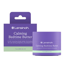 Lansinoh Lansinoh Magnesium Bedtime Butter Body Lotion for Pregnant Moms, Calm Magnesium Lotion for Aching Muscles, Lotion for Women & Soothing Massage, Promote Relaxation, Help Ease Cramps, 7 oz.