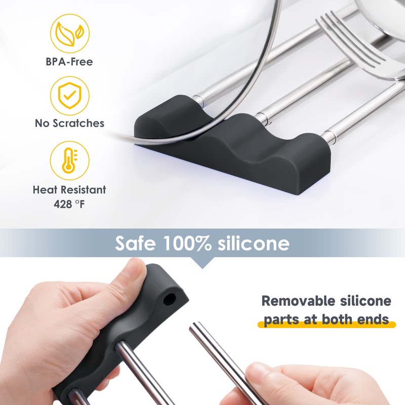 Tomorotec Adjustable Over-The-Sink Kitchen Rack for Dishcloths, Sponges, Bottles and