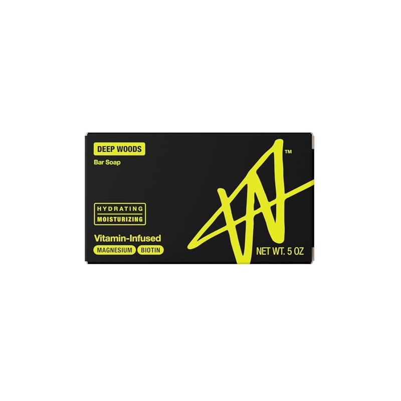 W by Jake Paul Bar Soap for Men, Hydrating, Moisturizing,