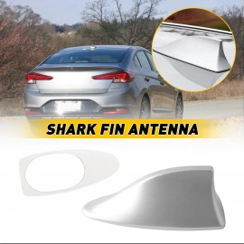 Unbranded Shark Car Roof Fin Antenna Radio FM/AM Aerial Signal Silver EOG Accessories