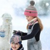 JFAN 3 Piece Knitted Hat Scarf Gloves Set for Children