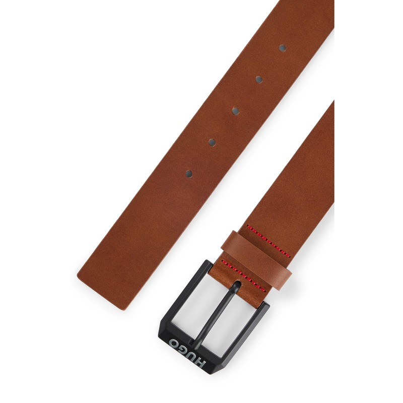 HUGO Men's Belt, Medium Brown210