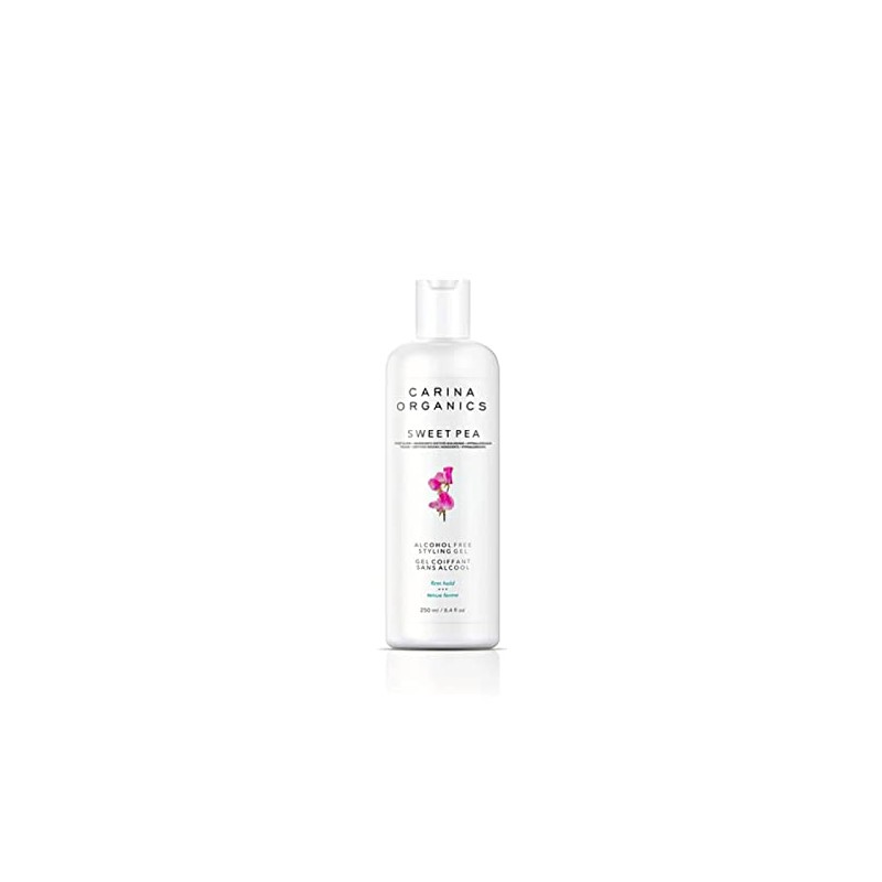 Carina Organics Sweet Pea Alcohol Free Styling Gel Firm Hold