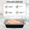 Klex 24 Oz, 150 Sets Meal Prep Containers with Airtight