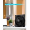 BLACK+DECKER 9-Inch Frameless Box Fan, Freestanding Desk Fan with 3-Speed