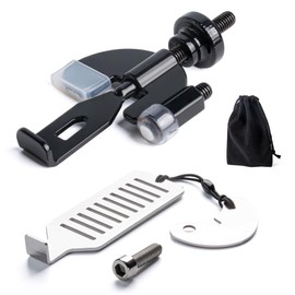 MEGAVOW 2 Pack Portable Door Lock, Stainless Steel Travel Lock Security Lock Door Lock with Storage Bag for Women Travel Hotel School Home Apartment College