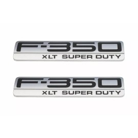 Ford NEW 05-07 Ford F-350 XLT Super Duty RH & LH Side Fender 5C3Z-16720-SA Emblem Set