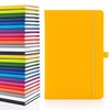 Notes London Plain Page A5 Notebook, White Unlined Blank Pages,