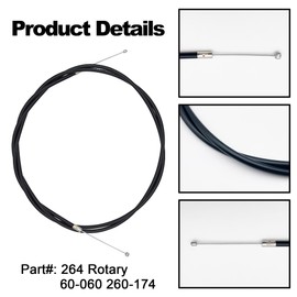 YGQ 65 inch Universal Throttle Cable for Manco Mini Bike Minibike Go Kart Cart ATV Cycle 59 in Housing Length