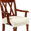 Large Jacquard Dining Room Chair Seat Covers with Armrest Dining