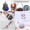 YHMQDU Rhinestone Ribbon 3 Yards Self Adhesive Rhinestone Strips Diamond