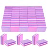 50 piezas de esponja para uñas, mini limas de uñas